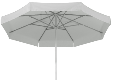 Schneider Gastro Marktschirm Jumbo 400cm Seilzug Stock 55mm wasserfest hellgrau